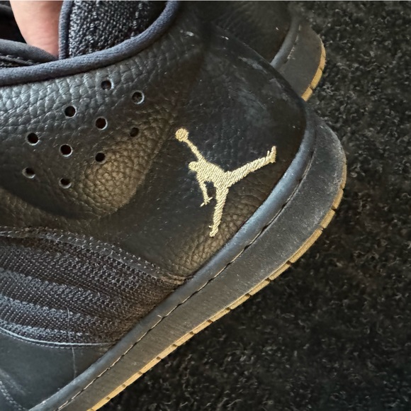 Men’s Jordan 1 Flight 4 Premium 'Black Gold' - Picture 2 of 3